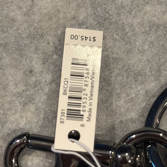 Rare Coach Large Star Dust Rivets Studs multi team rose bag charm fob blue red - Picture 4 of 4